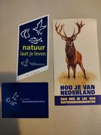 3 stickers Natuurmonumenten, Verzamelen, Ophalen of Verzenden, Zo goed als nieuw, Overige typen