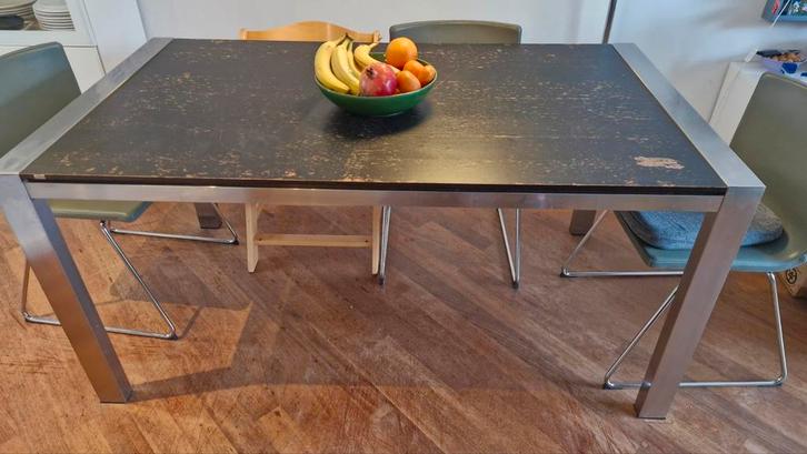 Esprit Eettafel 160x90, Huis en Inrichting, Tafels | Eettafels, Gebruikt, 50 tot 100 cm, 150 tot 200 cm, Vier personen, Rechthoekig