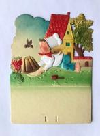 Vintage Dresdner Pappe kalenderhouder o.a. kinderen, Ophalen of Verzenden, Zo goed als nieuw