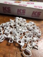Nieuw KS-DS vertragingsglijder wit nieuw 45 stuks, Huis en Inrichting, Stoffering | Gordijnen en Lamellen, Ophalen of Verzenden