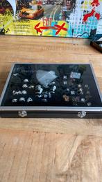 Tableau met ringen en divers, 20 of groter, IJzer of Staal, Nieuw, Ophalen of Verzenden