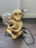 Gouden aap lamp / inclusief lichtbron / z.g.a.n, Minder dan 50 cm, Overige materialen, Zo goed als nieuw, Ophalen