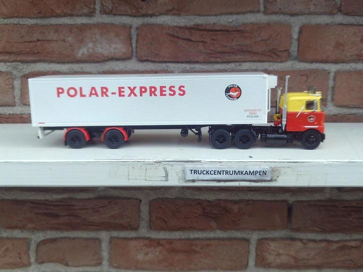 Tekno  Mack  F700  6 x 4  van  Polar  Express., Hobby en Vrije tijd, Modelauto's | 1:50, Nieuw, Bus of Vrachtwagen, Tekno, Ophalen of Verzenden