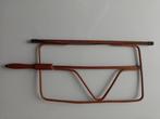 Vintage franse rotan krantenhouder, Ophalen of Verzenden, Gebruikt