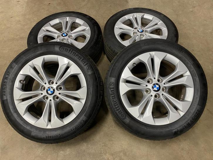 Diversen 17 inch originele velgen + zomerbanden BMW X1 X2, Auto-onderdelen, Banden en Velgen, Banden en Velgen, Zomerbanden, 17 inch