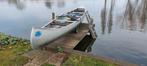 Aluminium Canadese kano, Watersport en Boten, Ophalen, Gebruikt, Canadese kano of Open kano