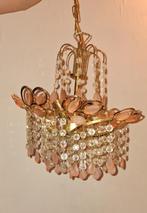 Antiek Vintage italiaans kristallen swirl kroonluchter, Antiek en Kunst, Antiek | Lampen, Ophalen of Verzenden