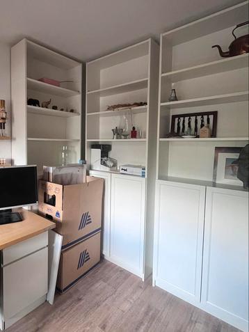 IKEA Billy Wit met deurtjes en opzetstuk 4x 
