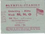 Ticket UEFA CUP 75-76 Hertha Berlin - Ajax, Verzenden, Gebruikt, Ajax, Overige typen