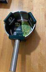 Ah green pan steel pan 16 cm 1 liter, Huis en Inrichting, Ophalen of Verzenden, Zo goed als nieuw, Kookpan of Snelkookpan