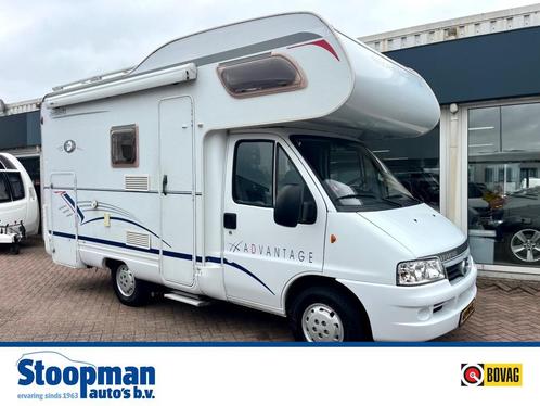 Dethleffs Globetrotter Advantage 5.90 fietsenrek stapelbed,, Caravans en Kamperen, Campers, Bedrijf, Half-integraal, tot en met 4