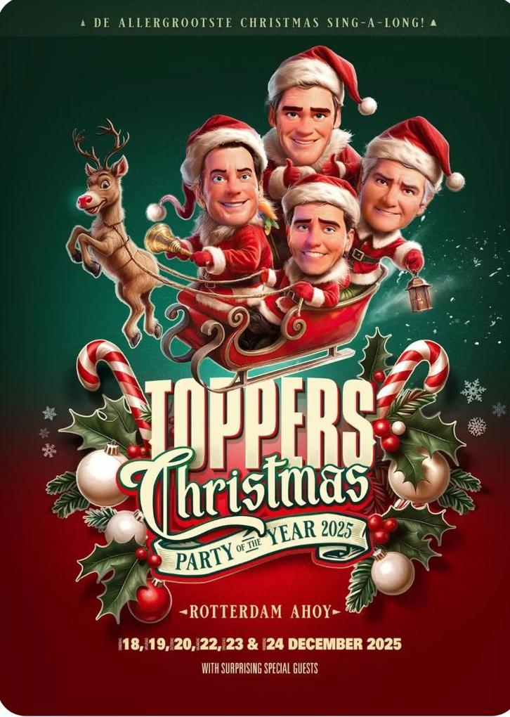 2 tickets Toppers Christmas party 2025, Tickets en Kaartjes, Evenementen en Festivals, Twee personen