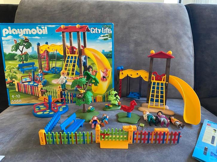 Playmobil 5568 Speeltuin set in doos, Kinderen en Baby's, Speelgoed | Playmobil, Gebruikt, Complete set, Ophalen of Verzenden