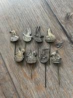 Retro zilveren/verzilverde dierentuin speldjes dolfinarium, Verzamelen, Speldjes, Pins en Buttons, Ophalen of Verzenden, Zo goed als nieuw