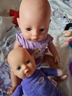 2 leuke babyborn babypoppen van zapf creation, Ophalen of Verzenden, Zo goed als nieuw, Babypop