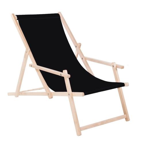 Ligbed | Strandstoel | Ligstoel | Verstelbaar | Arm Leuning, Tuin en Terras, Tuinmeubel-accessoires, Zo goed als nieuw, Ophalen