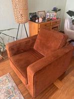 Fauteuil roestbruin, Huis en Inrichting, Ophalen, Zo goed als nieuw, 75 tot 100 cm