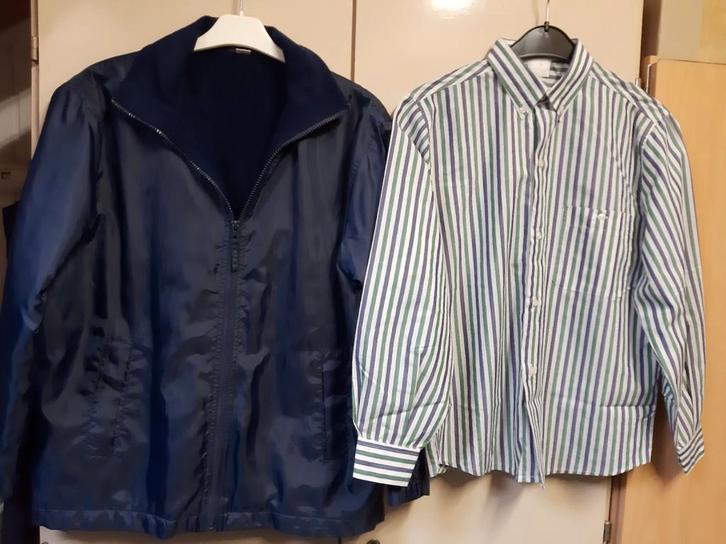Jongens Blauw Jasje en Overhemd, maat 164/170, Kinderen en Baby's, Kinderkleding | Maat 170, Gebruikt, Jongen, Ophalen of Verzenden