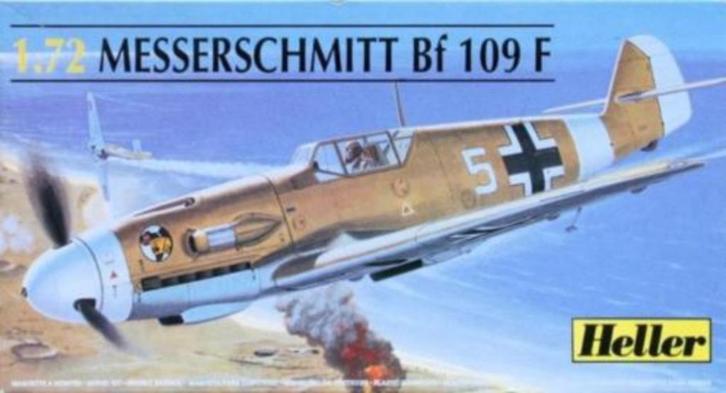 Heller Messcherschmitt Bf 109 F (80232) SHF, Hobby en Vrije tijd, Modelbouw | Vliegtuigen en Helikopters, Nieuw, Vliegtuig, 1:72 tot 1:144