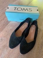 Nette zwarte Toms schoenen maat 40, Zwart, Ophalen of Verzenden, Zo goed als nieuw, Toms