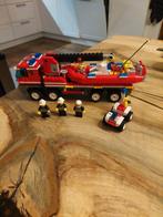 Lego city off-road brandweerwagen met boot 7213, Ophalen of Verzenden, Zo goed als nieuw