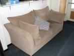 tweezits bankje, Beige/zand stof, Huis en Inrichting, Banken | Bankstellen, Ophalen, 150 tot 200 cm, Tweepersoons, 75 tot 100 cm