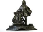 Spelter beeld van een schilder uit de 17e eeuw, Antiek en Kunst, Ophalen of Verzenden