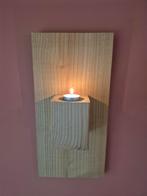Houten Douglas Waxinelichthouder, 25 tot 50 cm, Nieuw, Ophalen of Verzenden, Bruin