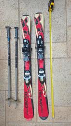Ski's, skischoenen en stokken, Sport en Fitness, Skiën en Langlaufen, Overige merken, 140 tot 160 cm, Gebruikt, Stokken