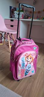 Paw patrol roze rol koffer / trolley, Sieraden, Tassen en Uiterlijk, Koffers, Hard kunststof, Minder dan 50 cm, Ophalen of Verzenden