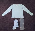 Setje IZGS: pastelblauwe longsleeve & 2 maillots (Bijenkorf), Kinderen en Baby's, Kinderkleding | Maat 128, Zara & de Bijenkorf