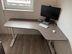 IKEA Bureau, Kast & Ladeblok - Vergrijsd Walnoot, Huis en Inrichting, Ophalen, Met wielen, Gebruikt, Bureau