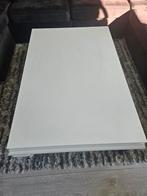 Hoogglans wit salontafel z.g.a.n 80x40x120 cm, 100 tot 150 cm, Zo goed als nieuw, Minder dan 50 cm, Rechthoekig
