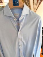Profuomo Japanese Knitted Blouse Maat 43, Ophalen of Verzenden, Zo goed als nieuw, Blauw, Halswijdte 43/44 (XL)