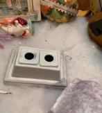 Biedermeier klok inktpot, Antiek en Kunst, Curiosa en Brocante, Ophalen of Verzenden