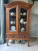 Teak houten servies kastje uit Indonesië, Ophalen, Gebruikt