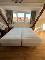 Twee persoons bed: boxspring + matrassen 180x210, Ophalen, Gebruikt, 210 cm, Tweepersoons