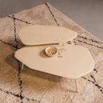 WOOOD Davina Bijzettafels - MDF - Dust - 40x90x50, Huis en Inrichting, Tafels | Salontafels, Dtrendingshop@gmail.com, Verzenden