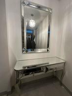 Kaptafel / Make-up tafel / Side table, Ophalen, Zo goed als nieuw, Glas, 50 tot 100 cm