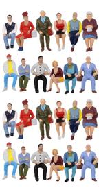 LGB  PIKO  MARKLIN 24 zittende  figuren, Hobby en Vrije tijd, Modeltreinen | Overige schalen, Ophalen of Verzenden, Nieuw, Gelijkstroom of Wisselstroom