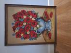 Prachtig geborduurde schilderij, Huis en Inrichting, Woonaccessoires | Schilderijen, Tekeningen en Foto's, Ophalen, Zo goed als nieuw