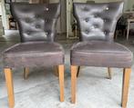 Riviera Maison 6 stoelen 100,-, Huis en Inrichting, Stoelen, Ophalen, Gebruikt, Overige kleuren, Leer