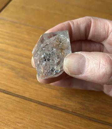 Herkimer Diamond ENHYDRO kristal waterval grafiet drijfzand beschikbaar voor biedingen