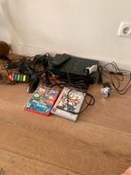 PS2 Console met Controller en Games, Spelcomputers en Games, Gebruikt, Met games, Ophalen of Verzenden, Met 1 controller