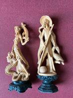 2 Oosterse beeldjes, Ophalen of Verzenden, Gebruikt, Mens
