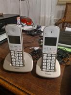 Philips xl490  huistelefoonset, Telecommunicatie, Vaste telefoons | Handsets en Draadloos, Ophalen of Verzenden, Zo goed als nieuw