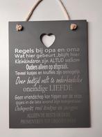 Tekstbord, Ophalen of Verzenden, Zo goed als nieuw