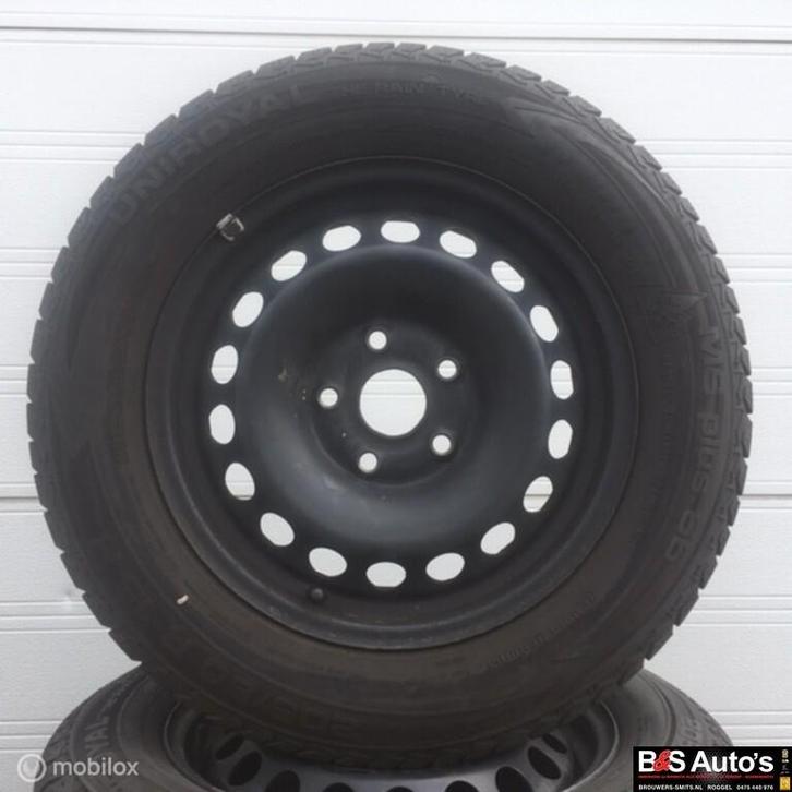 Stalen velgen set Origineel Volkswagen Golf V 1k0601027t, Auto-onderdelen, Banden en Velgen, Banden en Velgen, Winterbanden, 15 inch