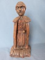 Heiligen beeld in hout - 18e - 19e eeuw, Antiek en Kunst, Ophalen of Verzenden