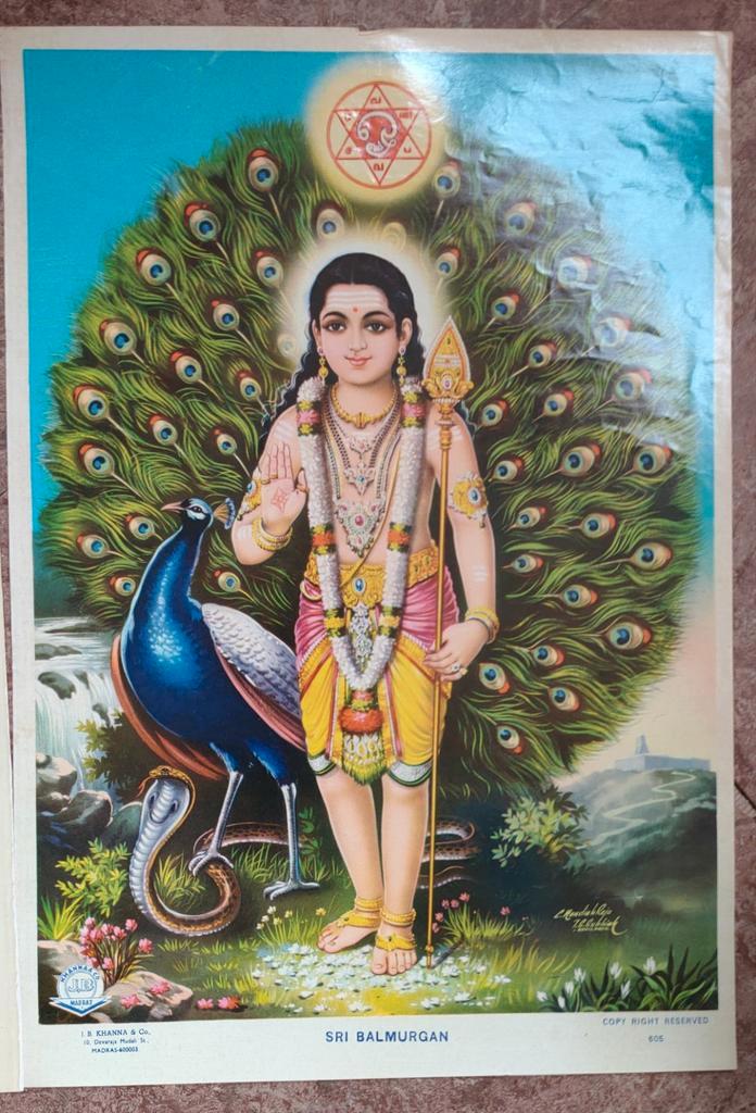 3 Hindoe Goden Platen - Sri Kanchi & Balmurgan, Antiek en Kunst, Antiek | Religie, Ophalen of Verzenden